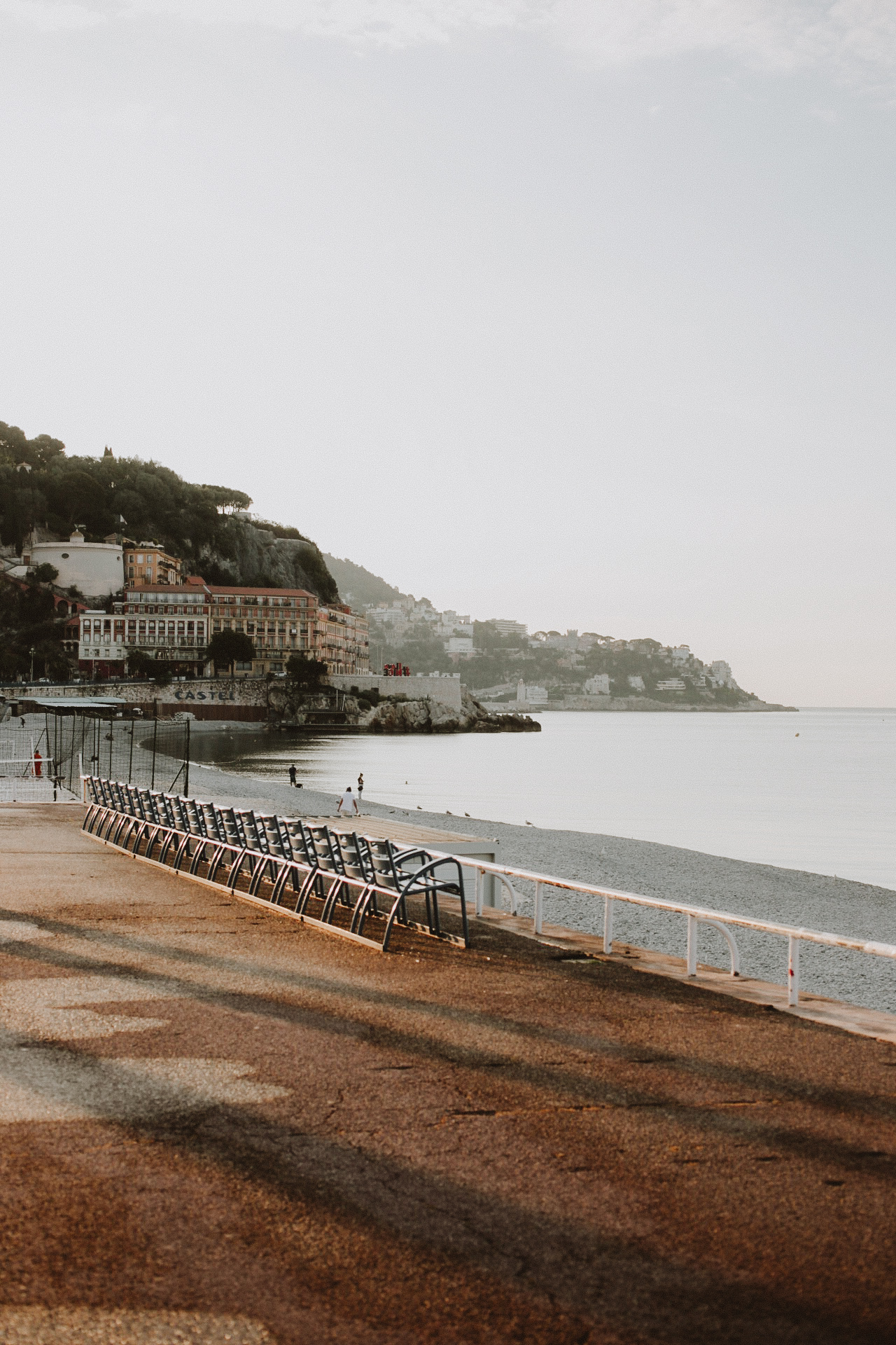 sunny coastline of southern France